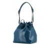 Louis Vuitton petit Noé small model handbag in blue epi leather - 00pp thumbnail