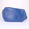 Louis Vuitton petit Noé small model handbag in blue epi leather - Detail D4 thumbnail
