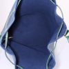 Shopping bag Louis Vuitton Grand Noé modello grande in pelle Epi bicolore blu e verde - Detail D2 thumbnail