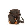 Louis Vuitton Amazone shoulder bag in brown monogram canvas and natural leather - 00pp thumbnail