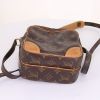 Louis Vuitton Amazone shoulder bag in brown monogram canvas and natural leather - Detail D4 thumbnail