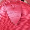 Louis Vuitton Keepall 50 cm travel bag in red epi leather - Detail D3 thumbnail