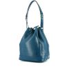 Shopping bag Louis Vuitton Grand Noé modello grande in pelle Epi blu - 00pp thumbnail