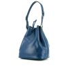 Bolso de mano Louis Vuitton Grand Noé modelo grande en cuero Epi azul - 00pp thumbnail