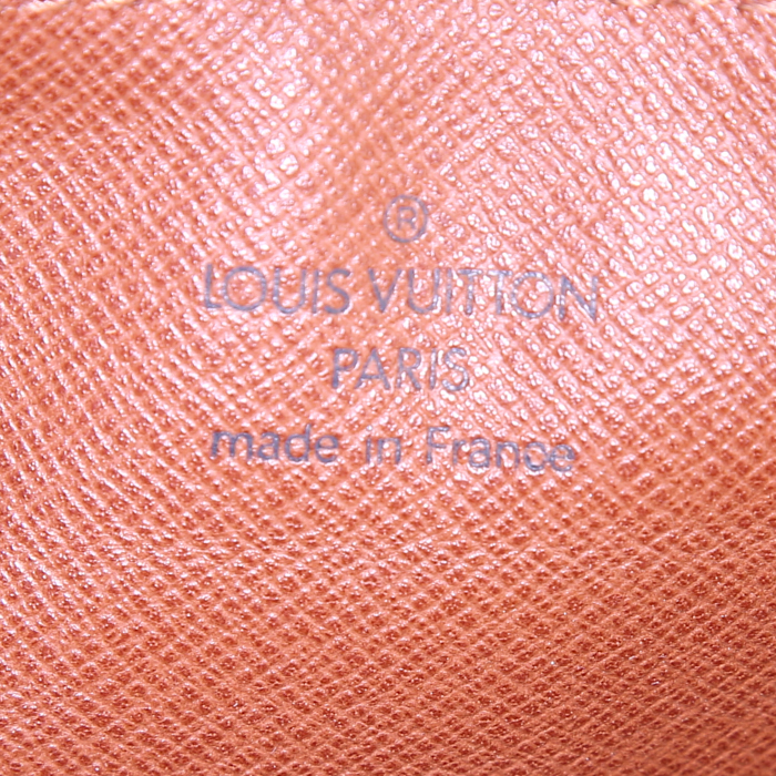 Louis Vuitton Papillon handbag in monogram canvas and brown leather - Detail D3
