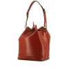 Shopping bag Louis Vuitton Grand Noé modello grande in pelle Epi marrone - 00pp thumbnail