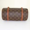 Louis Vuitton Papillon handbag in monogram canvas and brown leather - Detail D4 thumbnail
