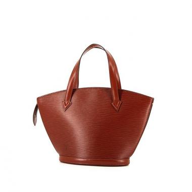 Borsa Louis Vuitton Saint Jacques modello piccolo in pelle Epi marrone