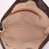 Louis Vuitton Babylone shopping bag in brown monogram canvas and natural leather - Detail D2 thumbnail