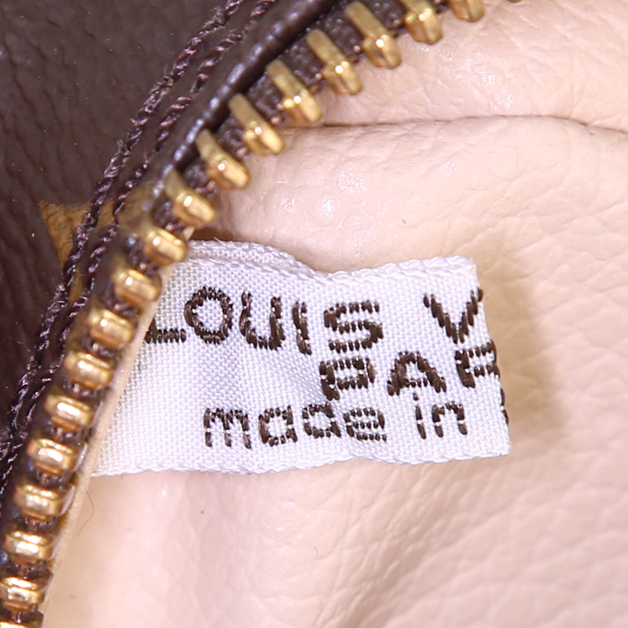 Louis Vuitton pouch in brown monogram canvas - Detail D3