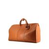 Sac de voyage Louis Vuitton Keepall 50 cm en cuir épi marron camel - 00pp thumbnail