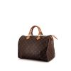 Bolso de mano Louis Vuitton Speedy 35 en lona Monogram y cuero natural - 00pp thumbnail