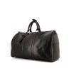 Bolsa de viaje Louis Vuitton Keepall 45 en cuero Epi negro - 00pp thumbnail