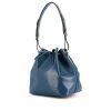 Louis Vuitton petit Noé handbag in blue epi leather - 00pp thumbnail