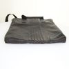 Bottega Veneta shoulder bag in black braided leather - Detail D5 thumbnail