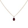 Van Cleef & Arpels necklace in yellow gold,  ruby and diamond - 00pp thumbnail