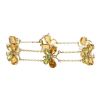 Vintage bracelet in yellow gold,  diamonds and colored stones - 00pp thumbnail