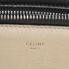 Bolso de mano Celine Edge en cuero beige y negro - Detail D3 thumbnail