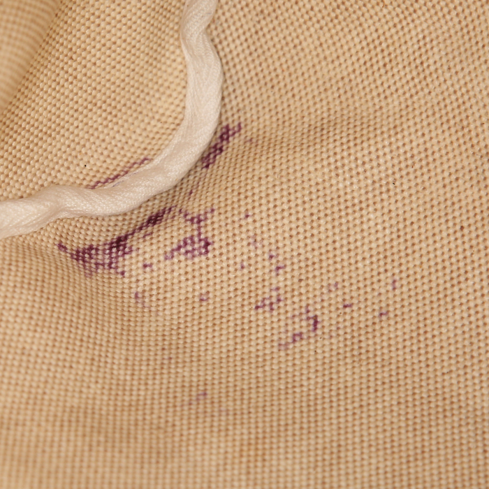 Sac à main Hermes Herbag en toile beige et cuir naturel - Detail D3