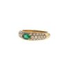 Boucheron Axelle ring in yellow gold,  diamonds and emerald - 00pp thumbnail