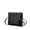 Chanel Petit Shopping handbag in black quilted leather - 00pp thumbnail