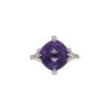 Cartier Inde Mystérieuse ring in white gold,  diamonds and amethyst - 00pp thumbnail