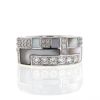Mauboussin Belle de jour ring in white gold,  diamonds and mother of pearl - 360 thumbnail