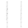 Dior Délicates pendants earrings in white gold and diamonds - 00pp thumbnail