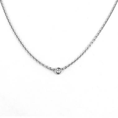 Dior Mimioui necklace in white gold and diamond
