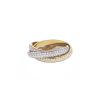 Cartier Trinity small model ring in 3 golds and diamonds, size 53 - 00pp thumbnail