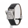 Cartier Tank Basculante watch in stainless steel Ref:  2405 Circa  2000 - Detail D2 thumbnail