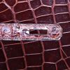 Bolso de mano Hermes Kelly 32 cm en cocodrilo porosus rojizo - Detail D5 thumbnail