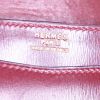 Hermès handbag in burgundy box leather - Detail D3 thumbnail