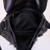 Prada shoulder bag in black leather - Detail D2 thumbnail