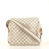 Louis Vuitton Naviglio shoulder bag in azur damier canvas and natural leather - 360 thumbnail