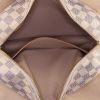 Louis Vuitton Naviglio shoulder bag in azur damier canvas and natural leather - Detail D2 thumbnail