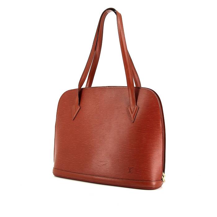 Louis Vuitton, Bags, Louis Vuitton Lussac Epi Leather Double Top Handle  Bag