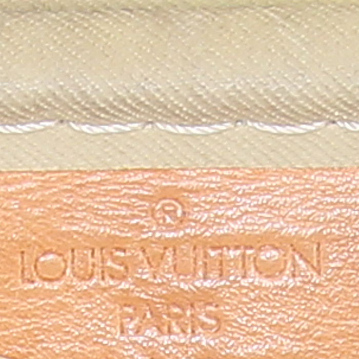 Louis Vuitton Deauville handbag in brown monogram canvas and natural leather - Detail D3