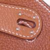 Hermes Lindy handbag in gold togo leather - Detail D4 thumbnail