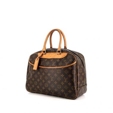 Bolso de mano Louis Vuitton Deauville en lona Monogram revestida y cuero natural