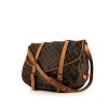 Louis Vuitton Saumur shoulder bag in monogram canvas and natural leather - 00pp thumbnail