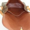 Louis Vuitton Saint Cloud small model shoulder bag in brown monogram canvas and natural leather - Detail D2 thumbnail
