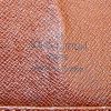Borsa a tracolla Louis Vuitton Saint Cloud modello piccolo in tela monogram marrone e pelle naturale - Detail D3 thumbnail
