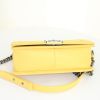 Chanel Boy shoulder bag in yellow quilted leather - Detail D5 thumbnail