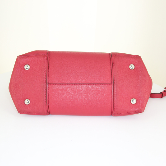 Louis Vuitton Lockit handbag in red leather - Detail D5