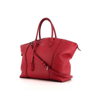 Louis Vuitton Lockit  handbag in red leather