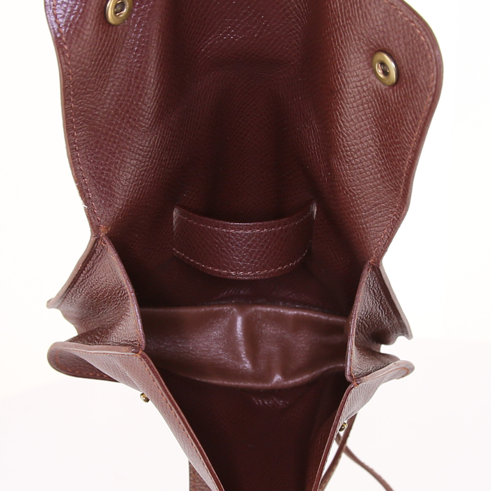 Hermès clutch-belt in brown epsom leather - Detail D2