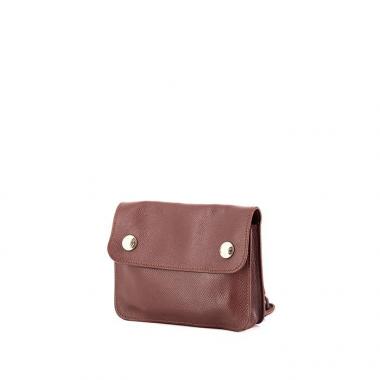 Pochette-ceinture Hermès en cuir epsom marron