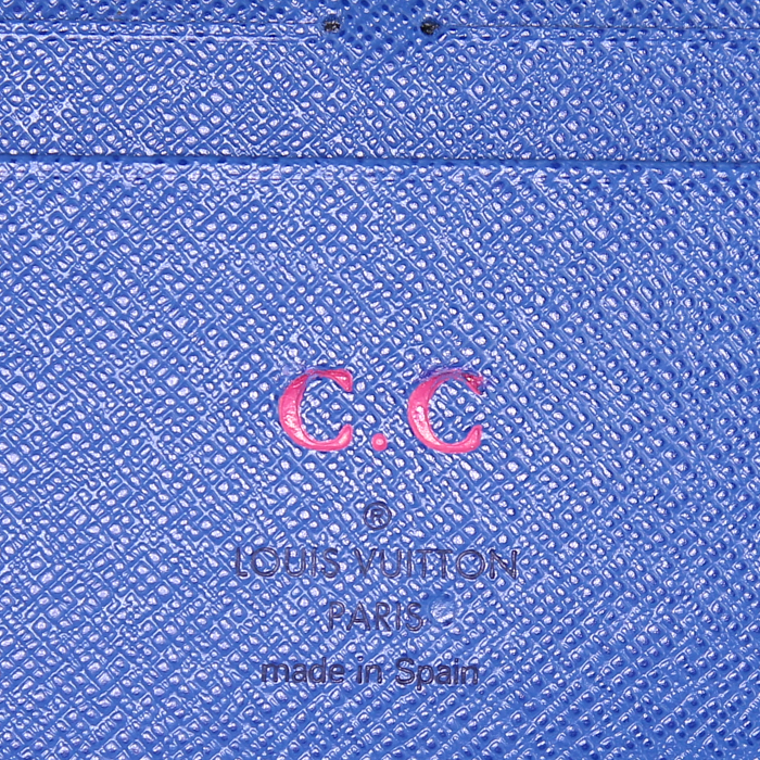 Billetera Louis Vuitton Insolite en lona Monogram multicolor y negra - Detail D3