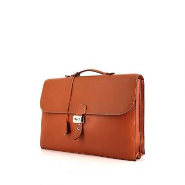Porte-documents Hermès Sac à dépêches en cuir epsom gold